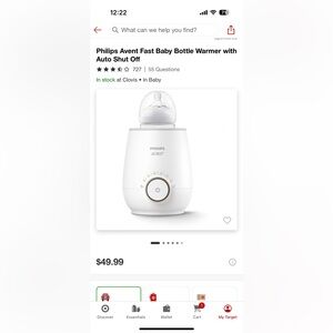 White Baby Bottle Warmer